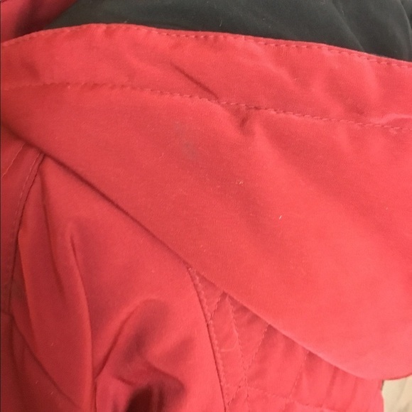 Nautica Large cranberry red hooded winter jacket - Picture 13 of 16